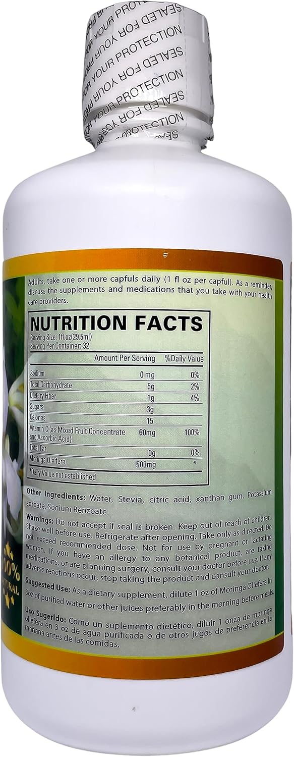 Moringa Oleifera Liquid Dietary Supplement 32 floz