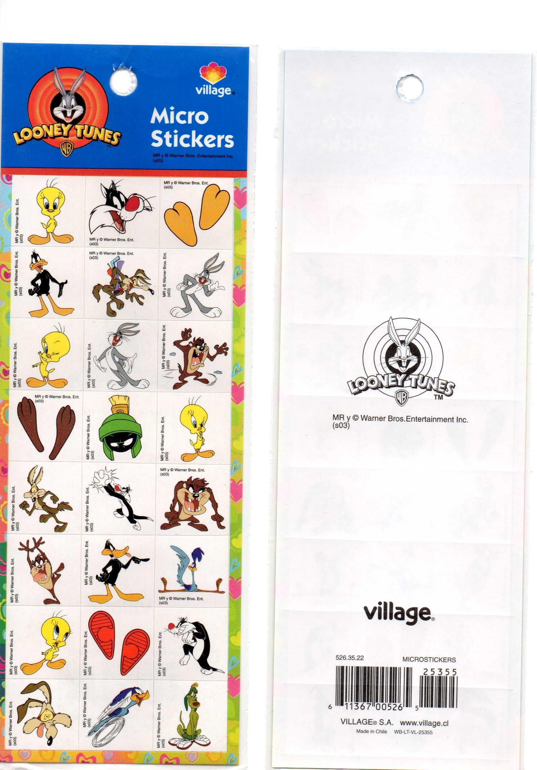 Warner Looney Tunes Micro Stickers