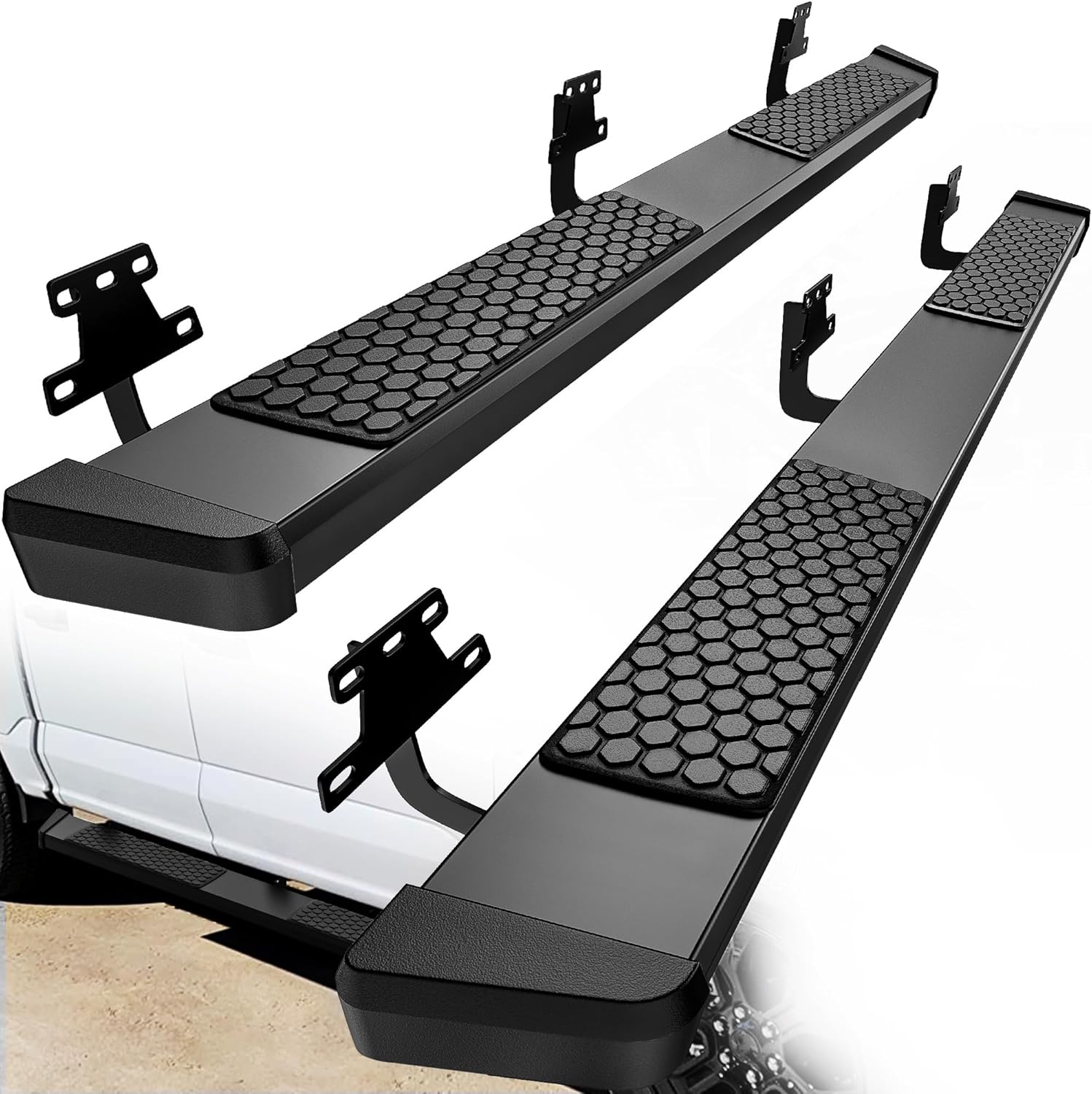 YITAMOTOR 6 Inches Running Boards Compatible with 2019-2026 Ram 1500 New Body (Not Fit 2019-2024 1500 Classic) Crew Cab, Black Side Steps Nerf Bar Rails