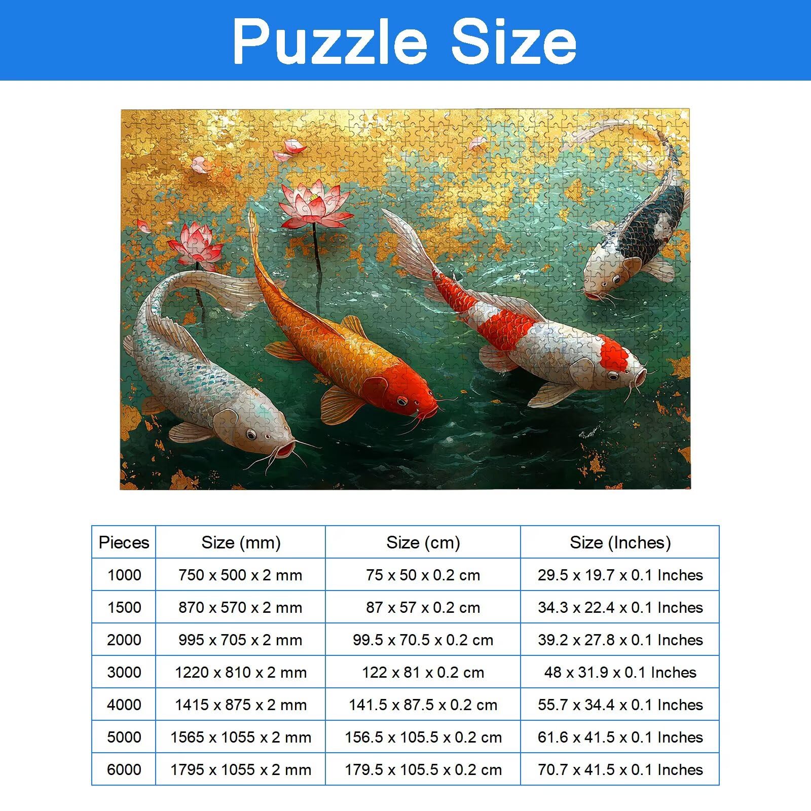 Puzzle 3000 sztuk dla dorosłych dzieci, drewniane puzzle kwiatowe dla dorosłych, wymagające łamigłówki wędkarskie, rodzinne gry edukacyjne, łamigłówki z pudełkiem do dekoracji domu, prezent dla kobiet