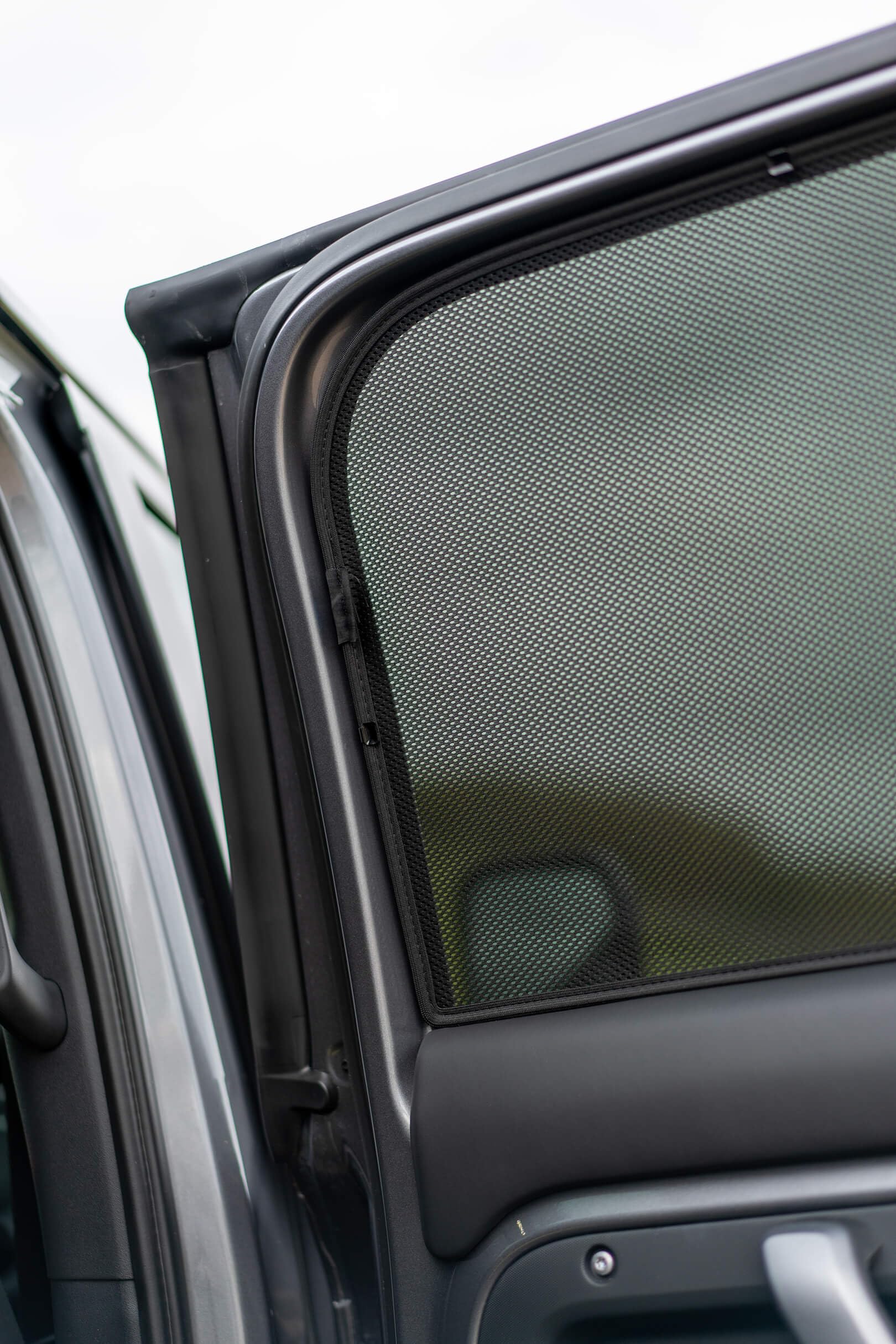 CAR SHADES Set Compatibile con Land Rover Defender D110 5-Porte 2020- (12-Parti) Tendine Parasole su Misura