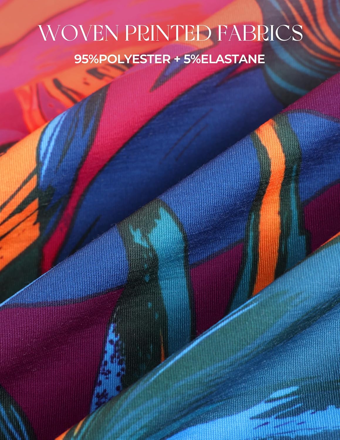 GRACE KARIN Summer Wedding Guest Dresses for Women 2026, Spaghetti Strap Beach Boho Maxi Dress,Flowy Floral Dress with Pocket - Image 4