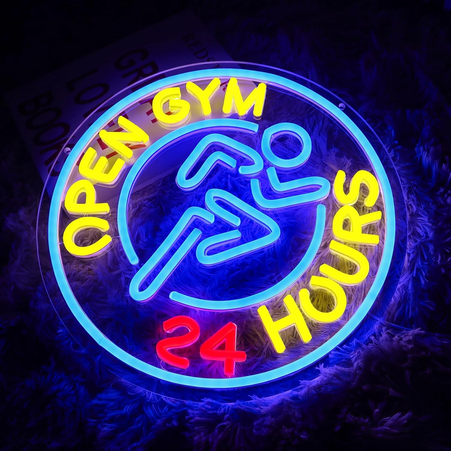 壁飾り用オープンバーネオンサイン 調光可能 13.78インチ&times;12.6インチ LEDオープンサイン カクテルバー用 ネオンライト ビ