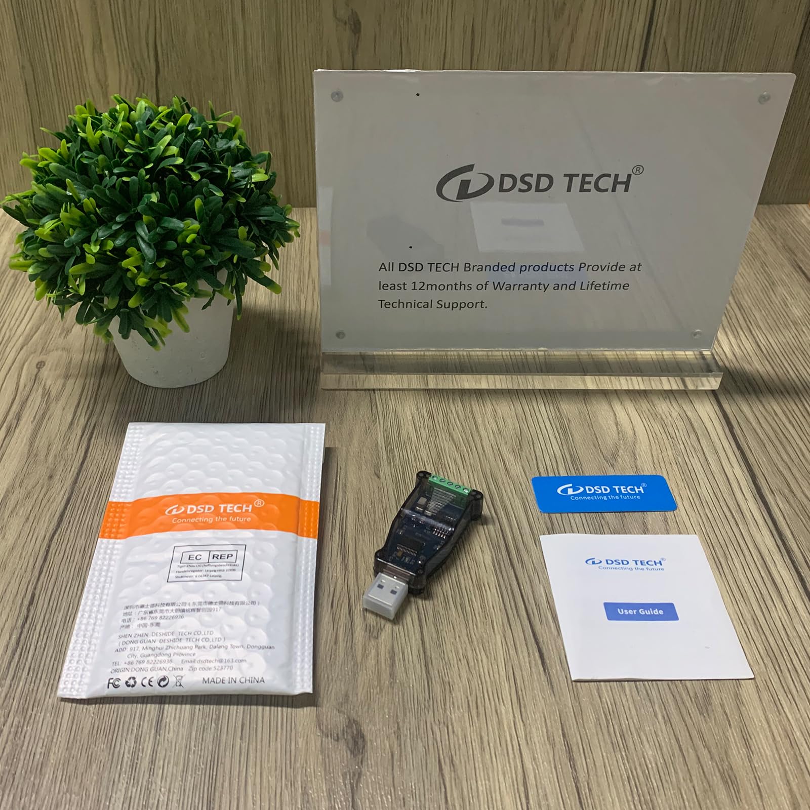 DSD TECH SH-C50A Adaptateur USB vers Can avec puce FTDI FT232RNL