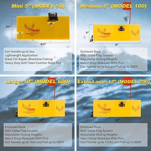 Miniatura 4 de Tableros de cepillado para pesca (paquete de 4)  4 opciones de tamaño  Incluye kit de bandera de tatuaje