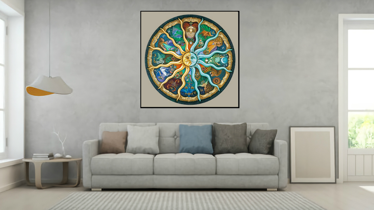 Amazon.com: Zodiac Puzzles for Adults 1000 Pieces - Round