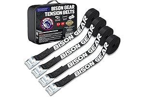 Bison Gear Cargo Tie Down Straps: The Ultimate Adventure Companions
