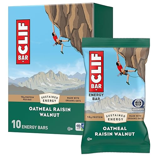 CLIF BAR - Energy Protein Bars - Oatmeal Raisin Walnut