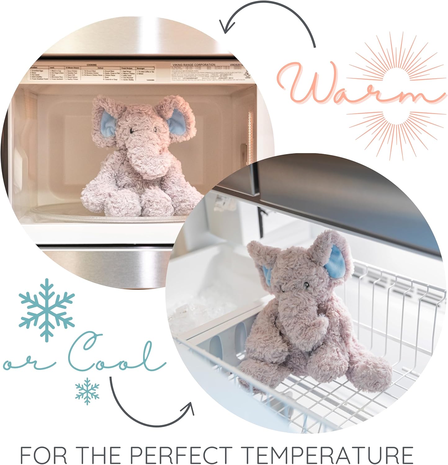 Bamboo Panda - Microwavable & Weighted Plush Stuffed Animal - Heated Plushie for Warmth - Cute, Soft, Cozy Toy for Adults & Children (Boys, Girls, & Toddlers) by Warm Pals