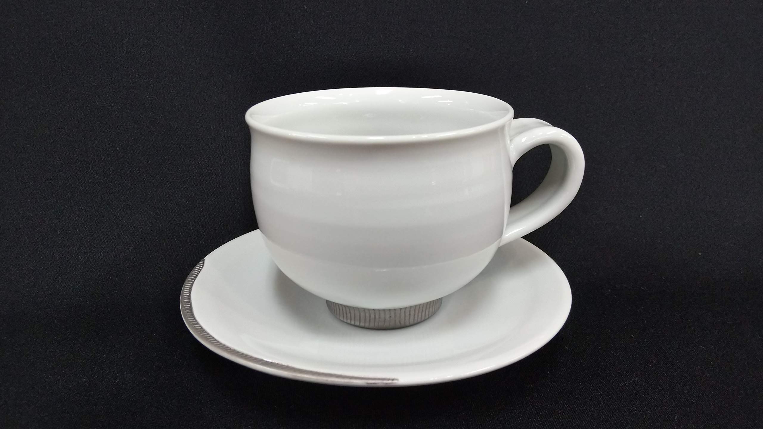 Tobe Ware Sea Coffee Bowl with Saucer