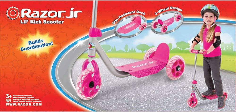 thumbnail image 2 of Best Buy: Razor Jr. T3 Kick Scooter Pink 20059666 2 of 14