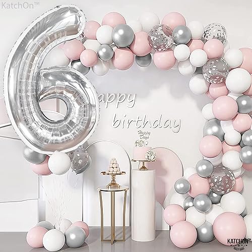 Miniatura 1608 de KatchOn, Globo dorado gigante del número 8 de 40 pulgadas, globo dorado del número 8 para decoraciones de cumpleaños de 8 años para niñas