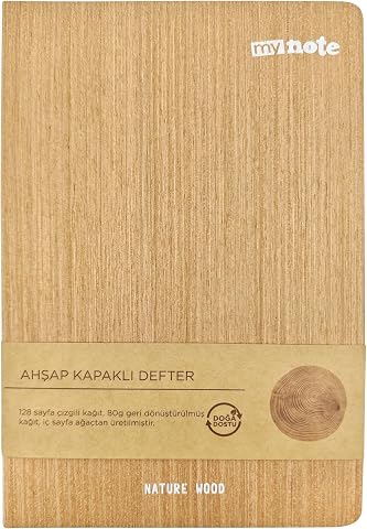 Mynote 14X21 Spiralli Bambu Kapak Defter