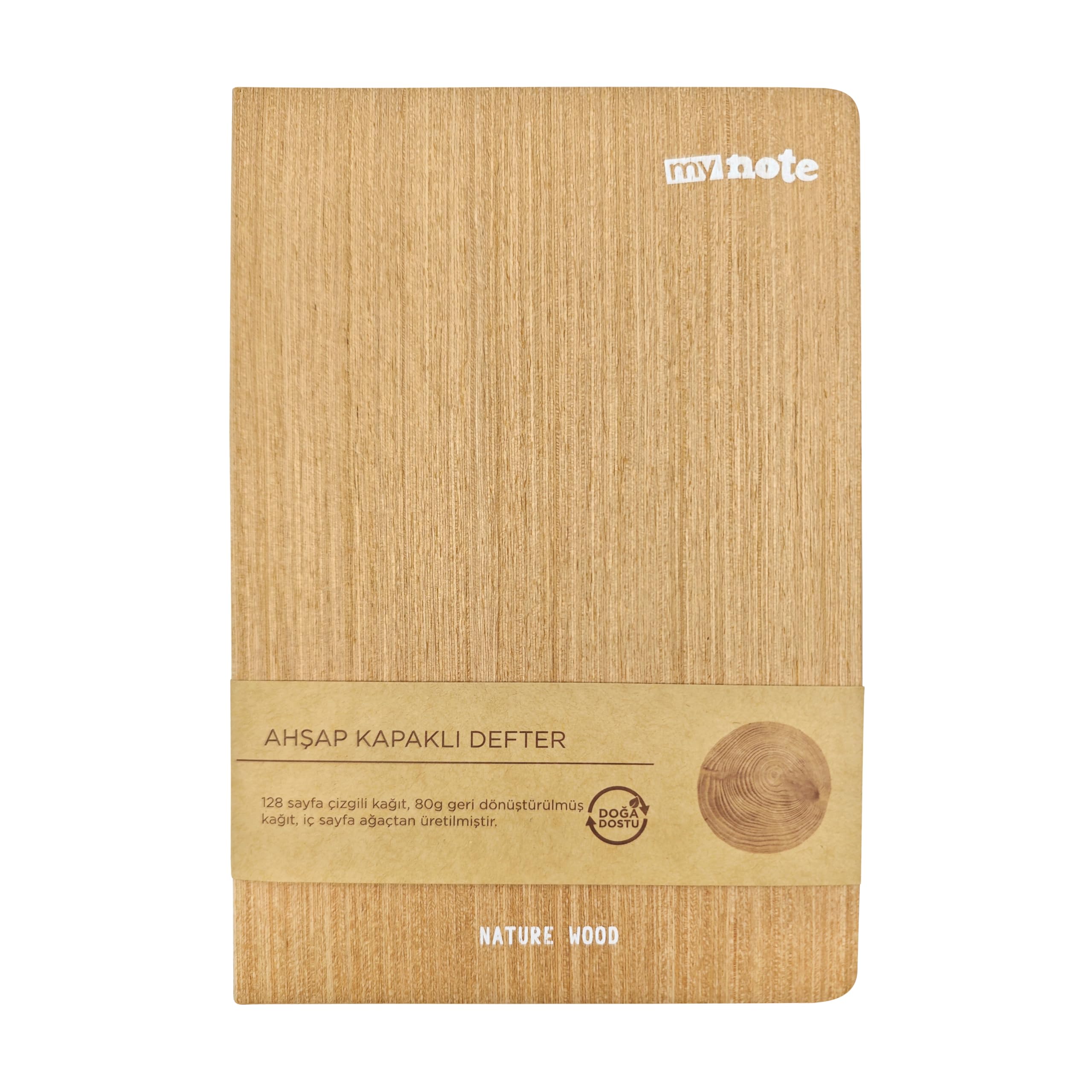 Mynote 14X21 Spiralli Bambu Kapak Defter
