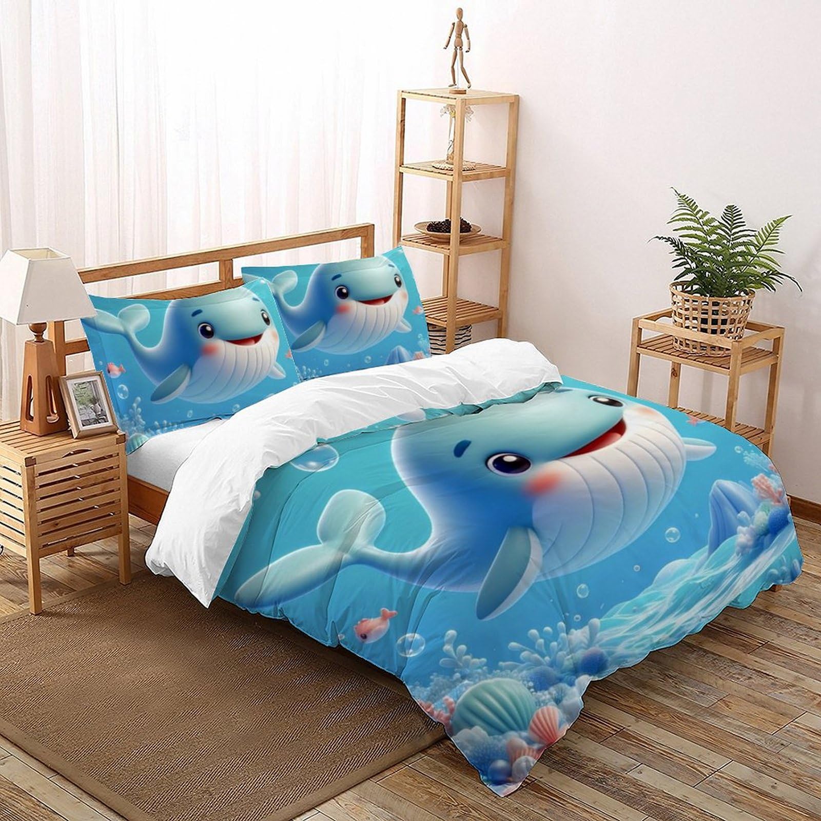 Imprimé 3D dauphin bleu : le cadeau de couette parfait pour fille