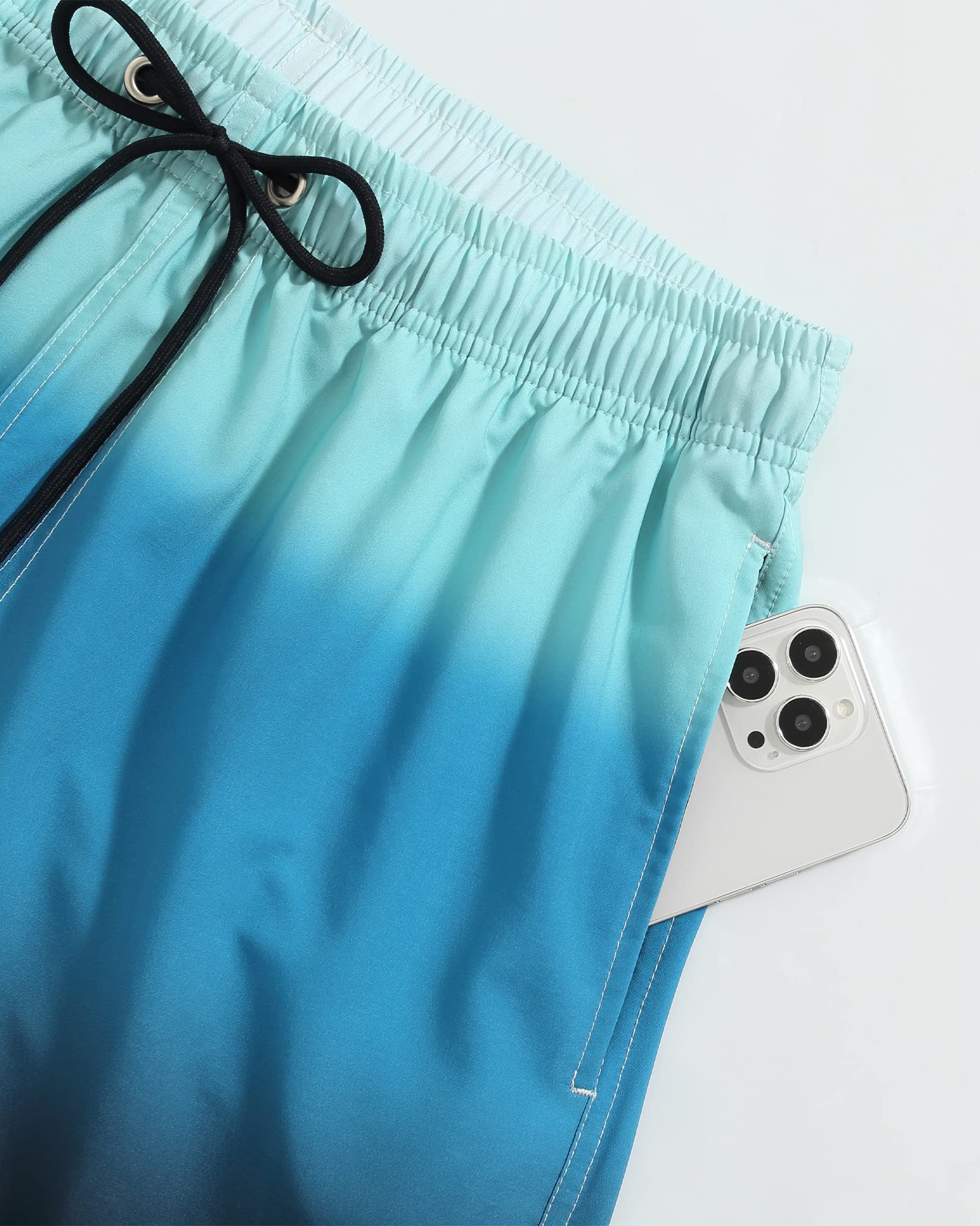 SILKWORLD Bañador para hombre 2 en 1, de secado rápido, ligero, con bolsillos, para cruceros esenciales