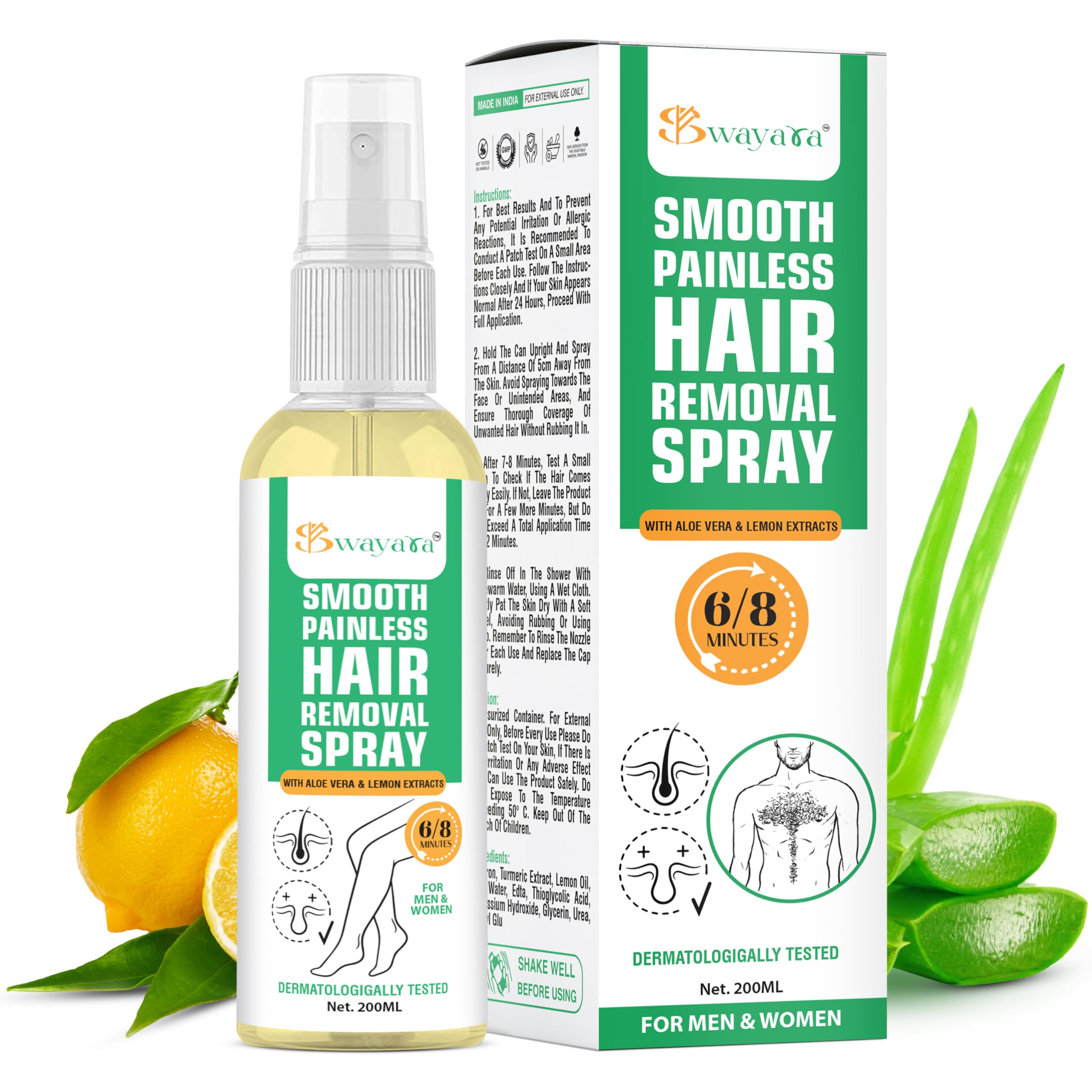 Painless hair removal spray for women & men (Buy 3 for the price of 2) | FDA approved | Dermatologist tested | lemon & aloe vera extract| Instant hair removal cream for men & women for Arms/Legs/Underarms/Chest/back within 6-8 Minutes | smooth skin f (B0D54JPB97) Amazon Price History, Amazon Price Tracker