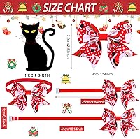 Vista 2 de Maitys 80 corbatines de Navidad para perros pequeños, gatos, perros, lazos ajustables para perros, collar de Navidad básico para cachorros, perros