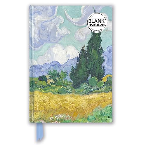 Vincent van Gogh: Wheat Field with Cypresses (Foiled Blank Journal)