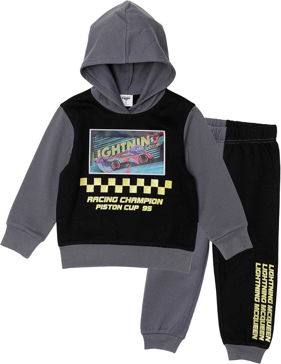 Conjunto de sudadera con capucha lenticular de Disney Cars para niños