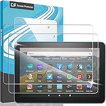[Set of 2] Fire HD 8 2022 / HD8 2020 Glass Film Fire HD 8 2020 Released in 2022, HD8 Plus, Liquid Crystal Tempered Glass, Made with Japanese Asahi Glass, 9H Hardness, Oil Processing, High Clarity,