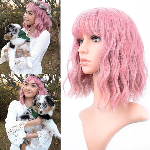 Purple Pink 12" wig