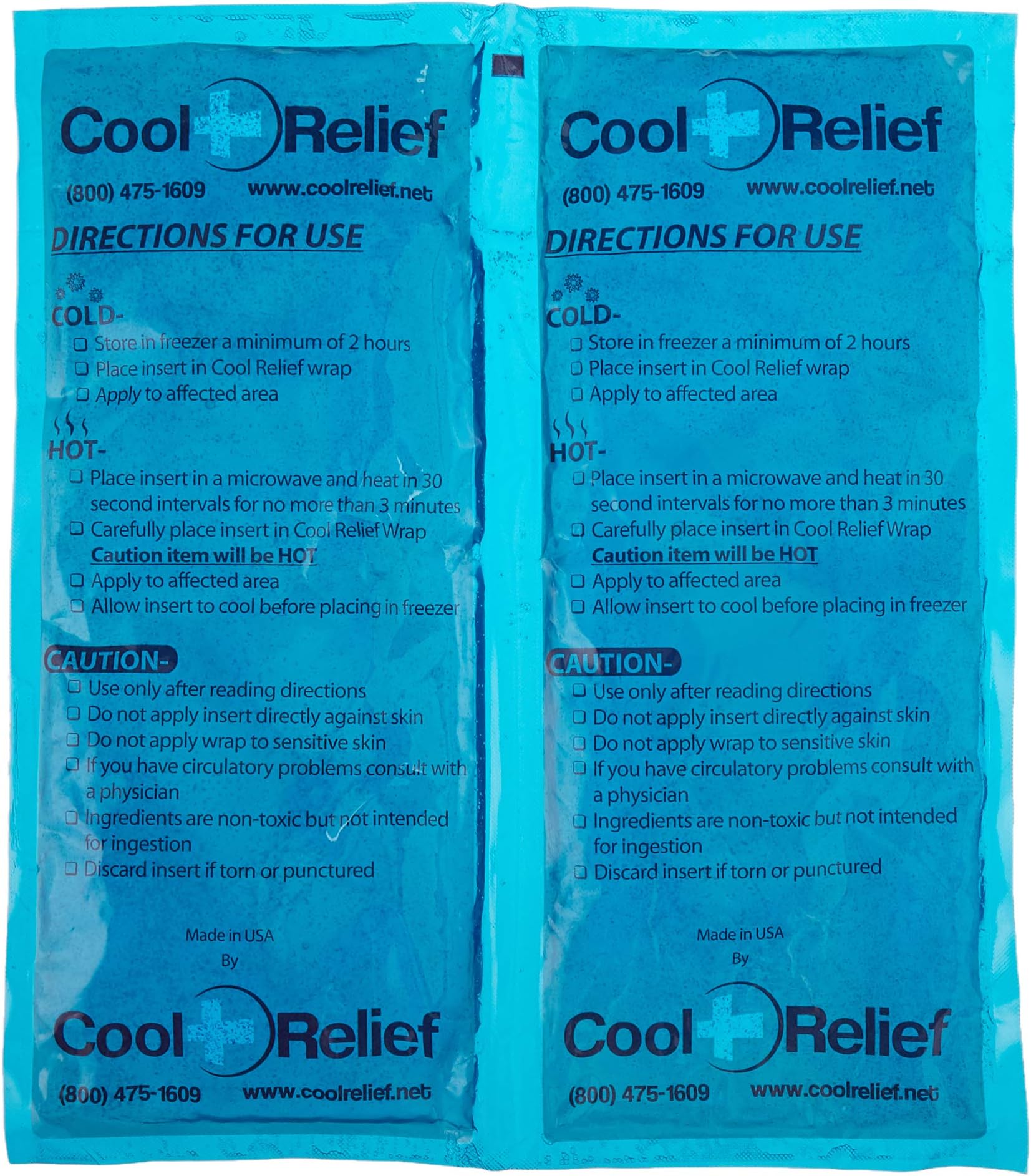 Reusable Long Lasting Ice Pack for Injuries - Flexible When Frozen Use for Hot/Cold | Can Be Cut Into 2 Ice Packs