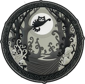 PATCHLAB #12 Wonderland PVC Morale Patch 3.5 inch with Hook Backing for Backpack, Cosplay, Collectors, Alice Fans
