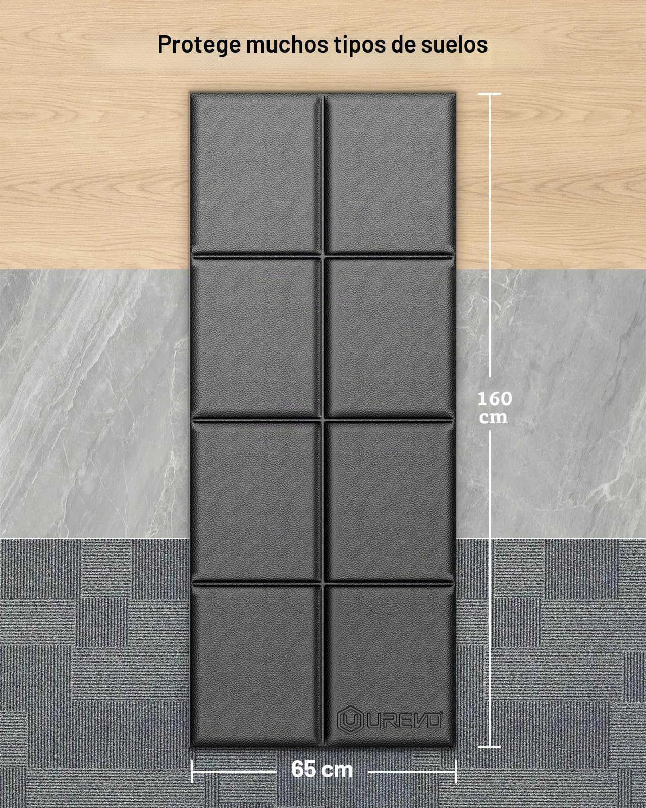 UREVO Cinta de Correr Plegable con Inclinación de 9%, Walking Pad Compacta para casa y Oficina, 2.5HP Cinta de Andar eléctrica, Modo HIIT de un Toque, Pantalla LED, no Requiere Ensamblaje