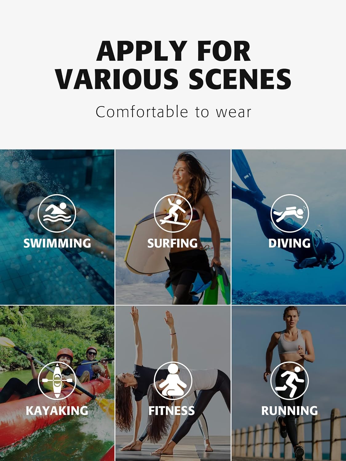 ATTRACO High Waisted Swim Pants - Women's Swim Leggings - Image 8