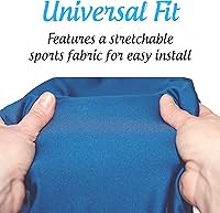 Vista 5 de Top Glides Fundas universales para asiento y respaldo de andador con ruedas (azul)