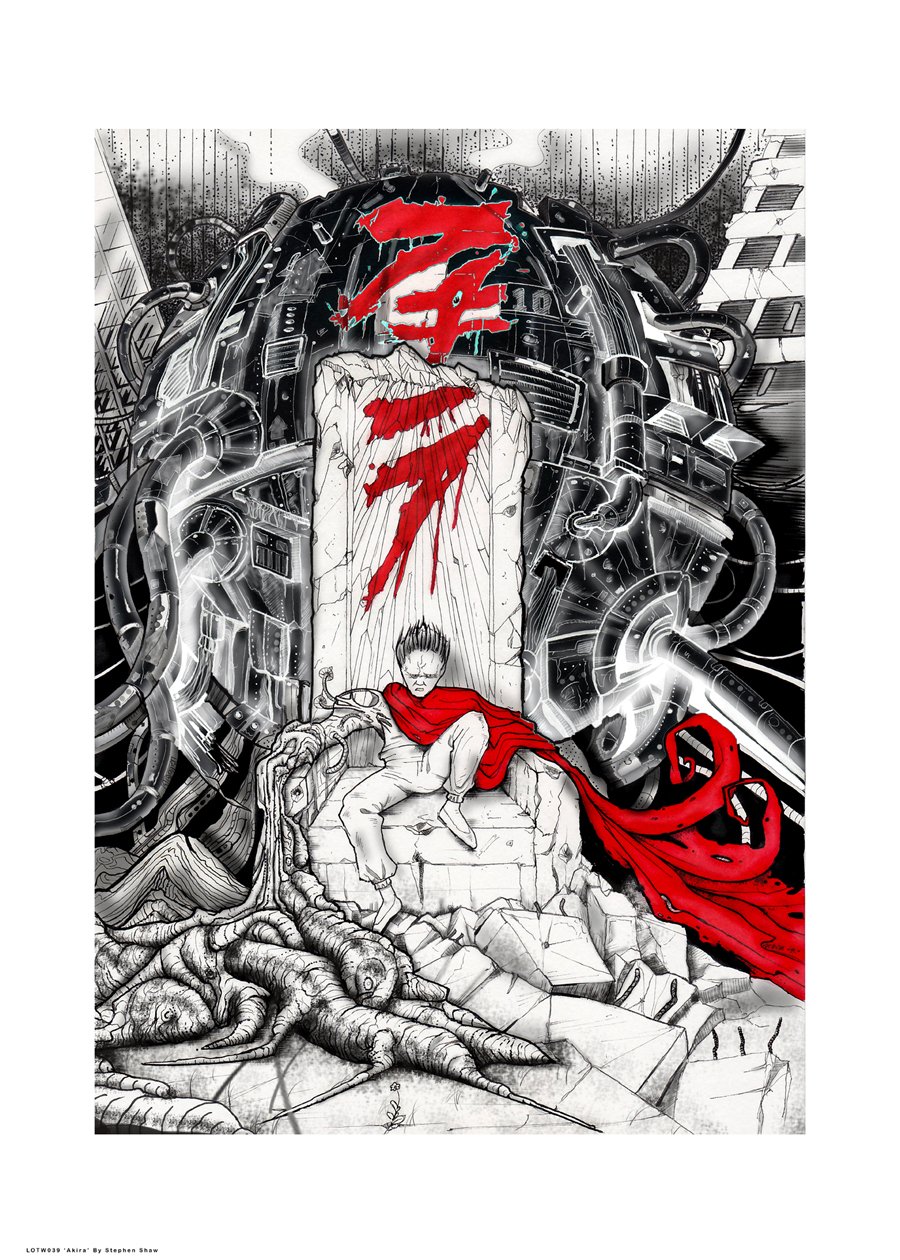 アキラ　AKIRA ART OFF WALL アートブック　ポスター付 Amazon.co.jp: AKIRA ART OF WALL ポスター 大友克洋 アキラ