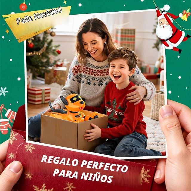 Foto 6 de 7 de anysun Perro Robot, Juguete de Perro Robot Recargable para Niños (Amarillo)