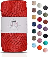 Vista 50 de Makromecity, Cordón de macramé de poliéster de 0.079 in x 125 yardas (375 pies) de 0.079 pulgadas, cuerda de polipropileno para macramé, para colgar