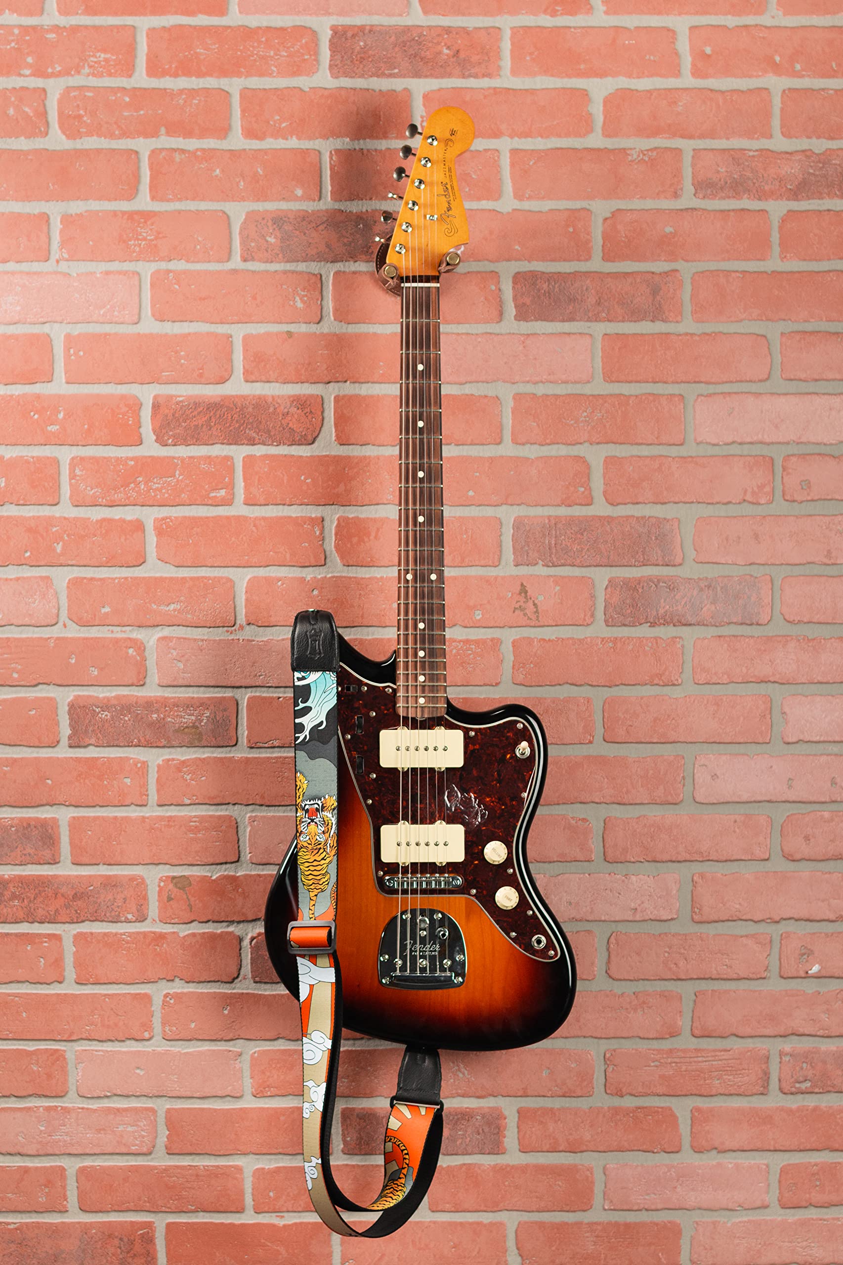 Levy's Mpd2 Sangle de guitare en polyester 5,1 cm de large avec motif américain néo-traditionnel Rosie le Riveter Mixte (lot de 1)