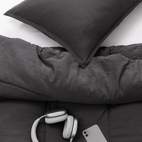 Miniatura 10 de UGG 32553 Devon - Juego de edredón de 3 piezas, tamaño King, California King, edredón de lujo y dos fundas de almohada, acogedor, cómodo,