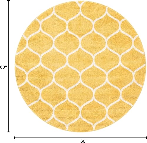 Miniatura 481 de Rugs.com Lattice Frieze Collection Alfombra – 4 x 6 pies, alfombra mediana negra perfecta para salas de estar, comedores grandes, planos abiertos