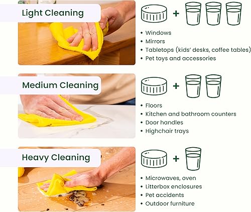 Vista 7 de Good Natured Brand Limpiador concentrado multiusos Limpiador biodegradable multisuperficie Aceite esencial de lavanda natural Limpiador