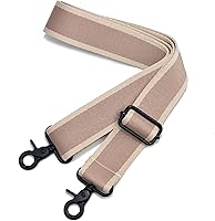 Vista 32 de Correa de Bolso Ancha Correa de Hombro Ajustable Correa de Repuesto Cruzada Correa de Bolso de Hardware Plateado