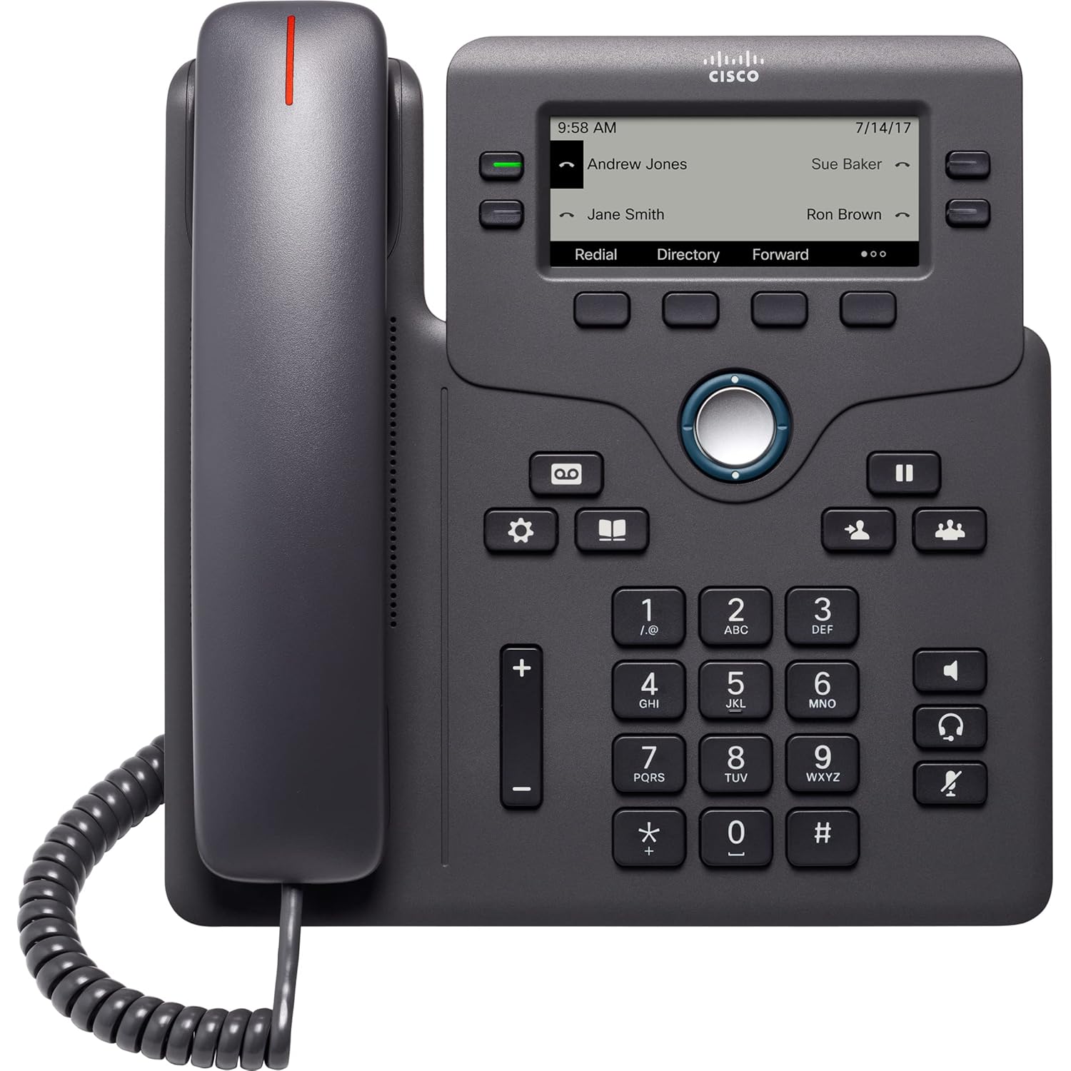 Cisco IP Phone 6851 with Multiplatform Firmware Supporting 4 SIP registrations CP-6851-3PCC-K9, Basic Cards (CP-6851-3PCC-K9=)
