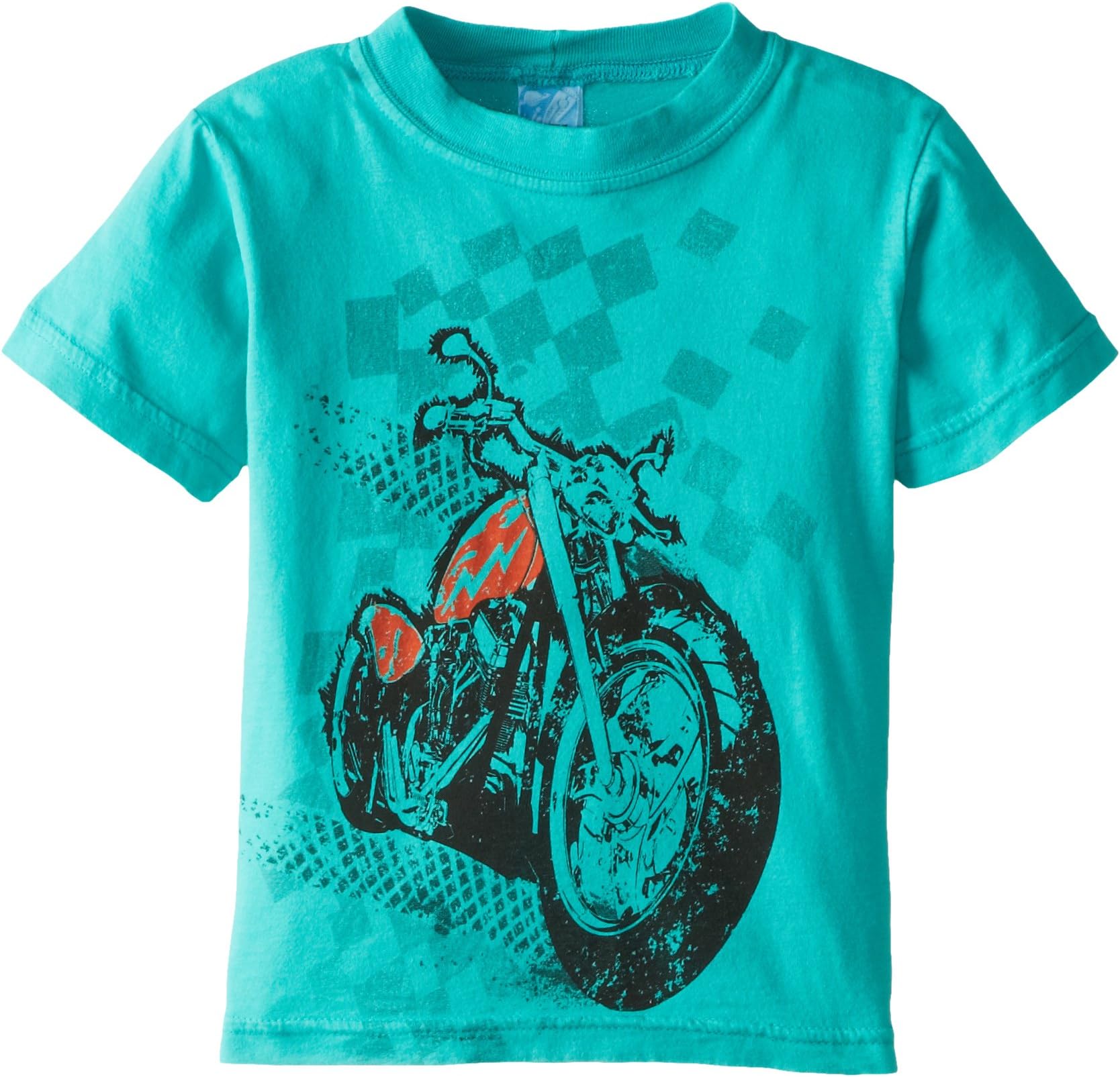 Charlie Rocket Little Boys' Cr Motorcycle T-Shirt