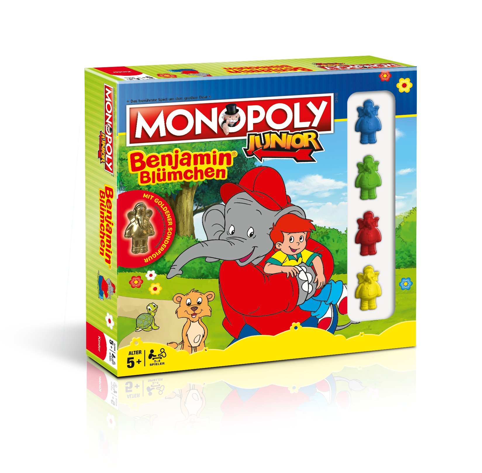 Winning Moves - Monopoly Junior - Benjamin Blümchen Collector's Edition incl. Figure