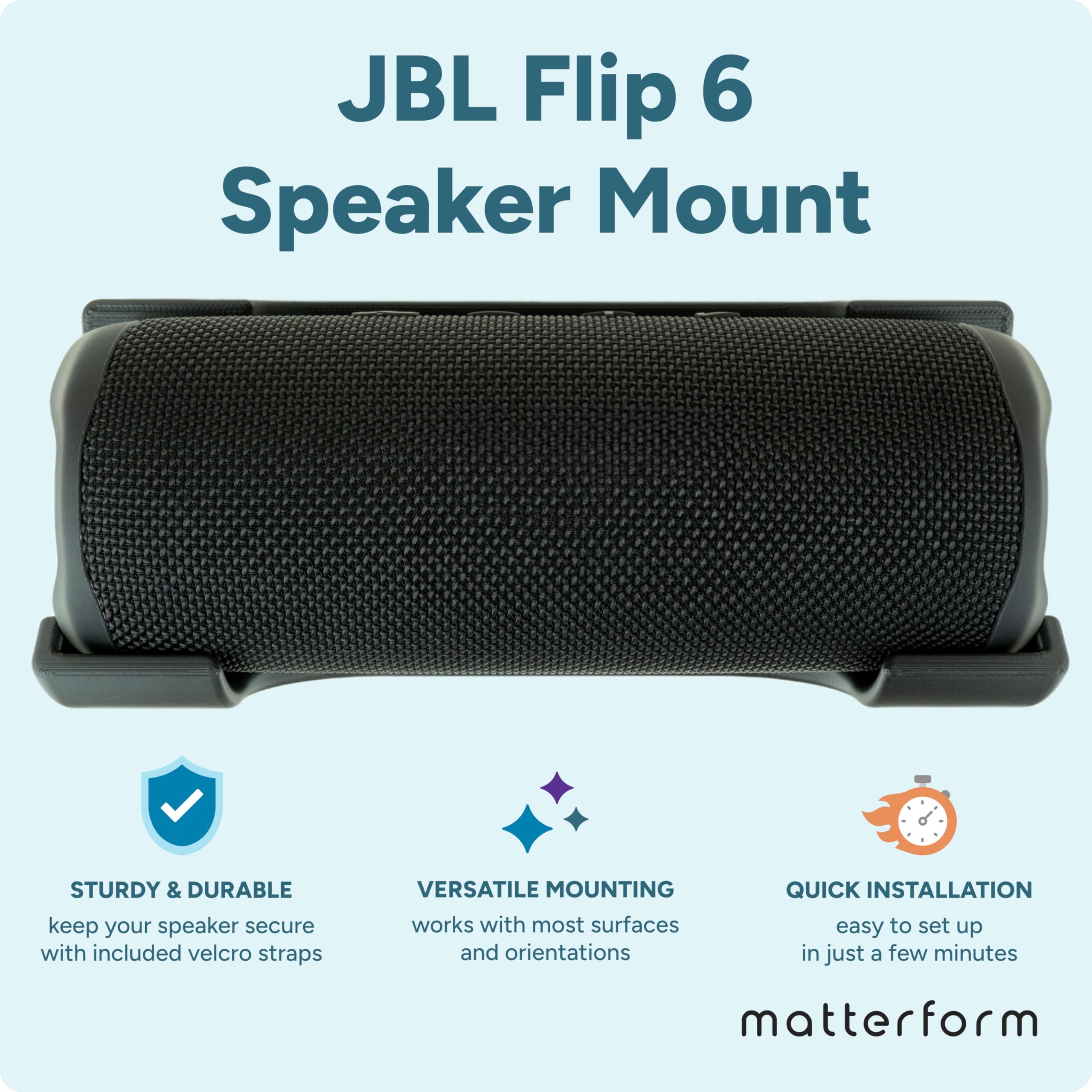 Amazon | JBL Flip 6ポータブルスピーカー用スピーカーマウント | 壁