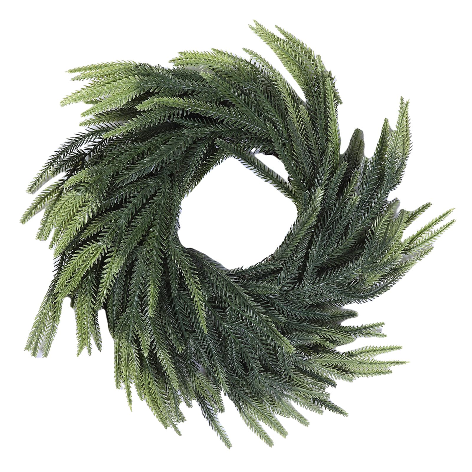 Couronne d'aiguilles de pin artificielles 40 cm au réalisme végétal saisissant