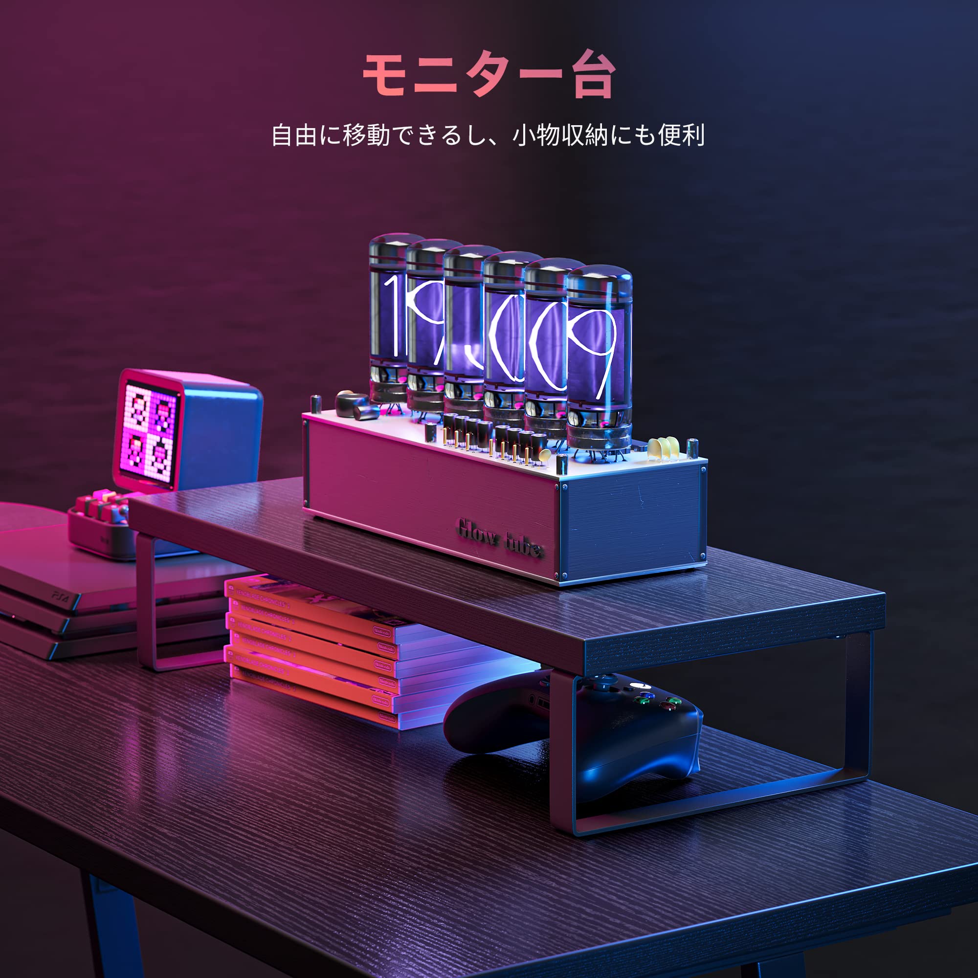 Amazon | Cubiker L字デスク 幅120cm*120cm ゲーミングデスク モニター  