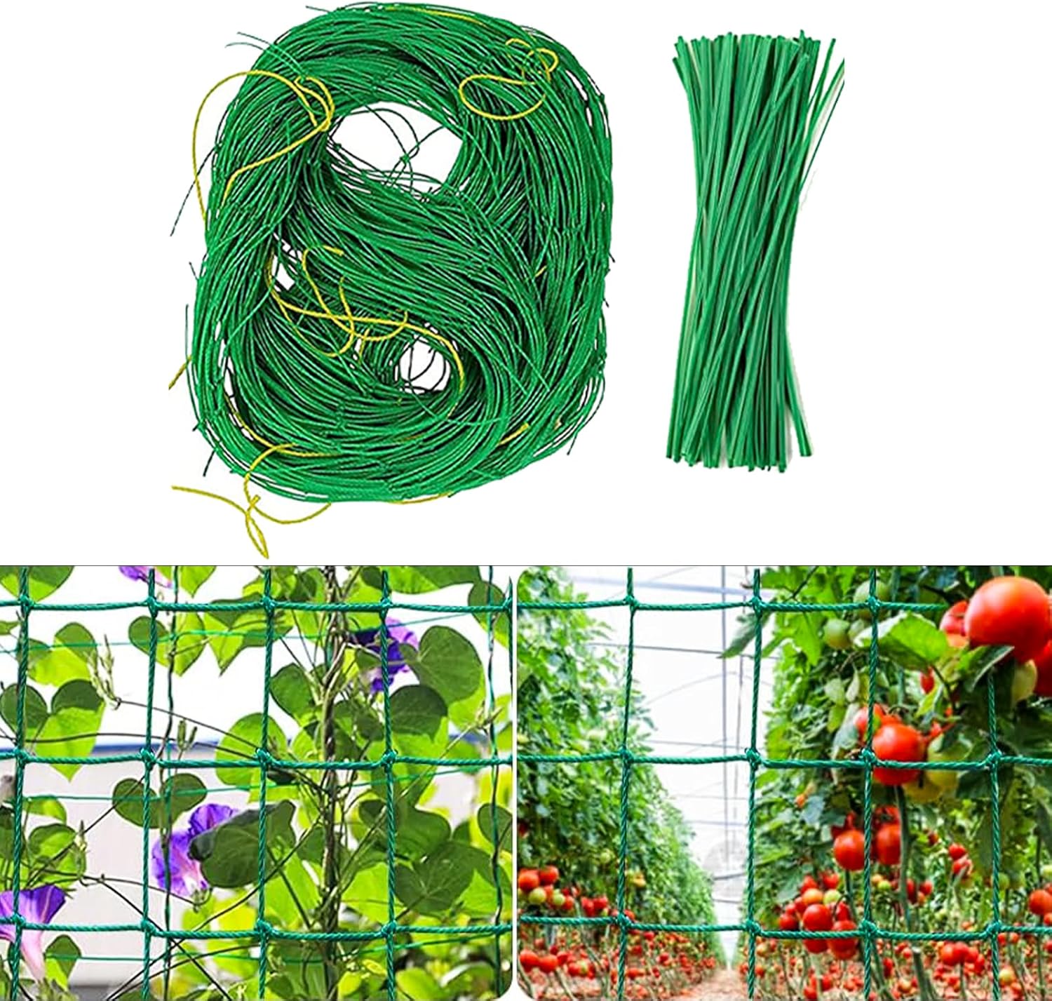 Garden Trellis Netting, Plant Support Netting, Nylon Fruit Garden Mesh Netting, Plant Support