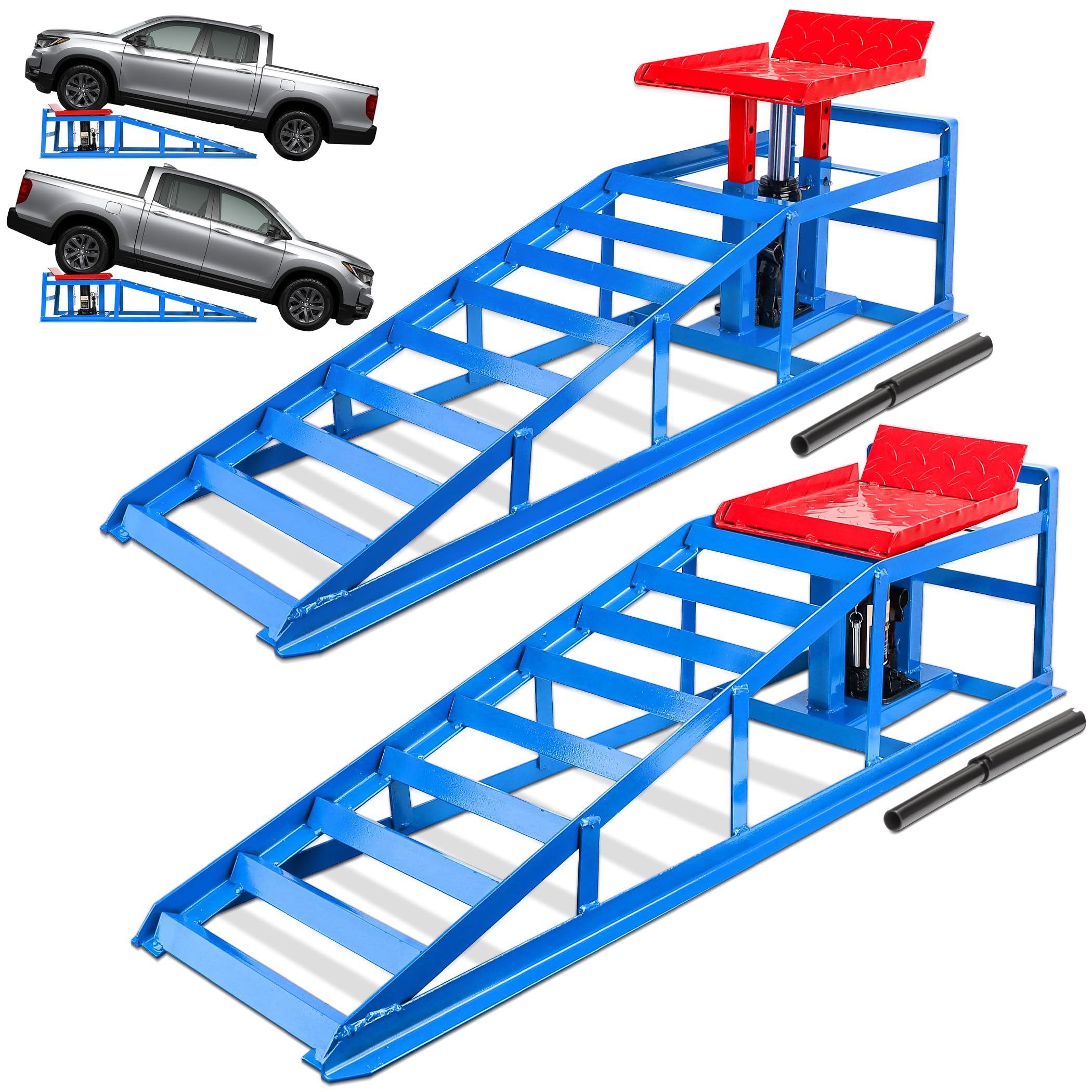 Nazano 5T 11000lbs Hydraulic Car Ramps
