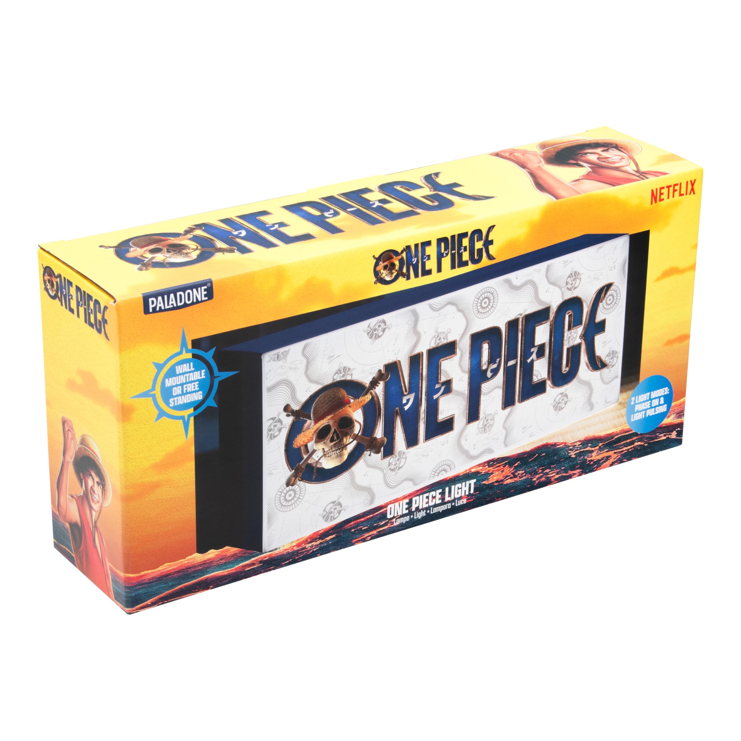 Paladone One Piece Logo Box Light, Officially Licensed Netflix