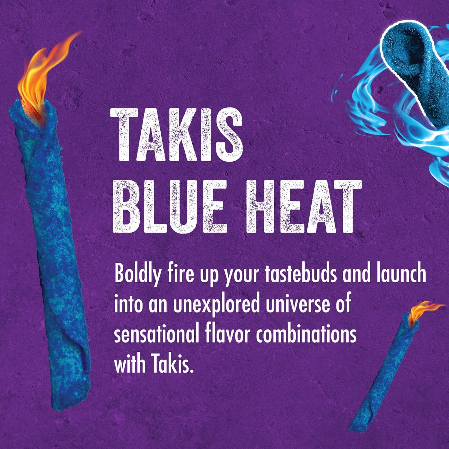 Takis Blue Heat Tortilla Chips - 18x 100 g Vorteilspackung
