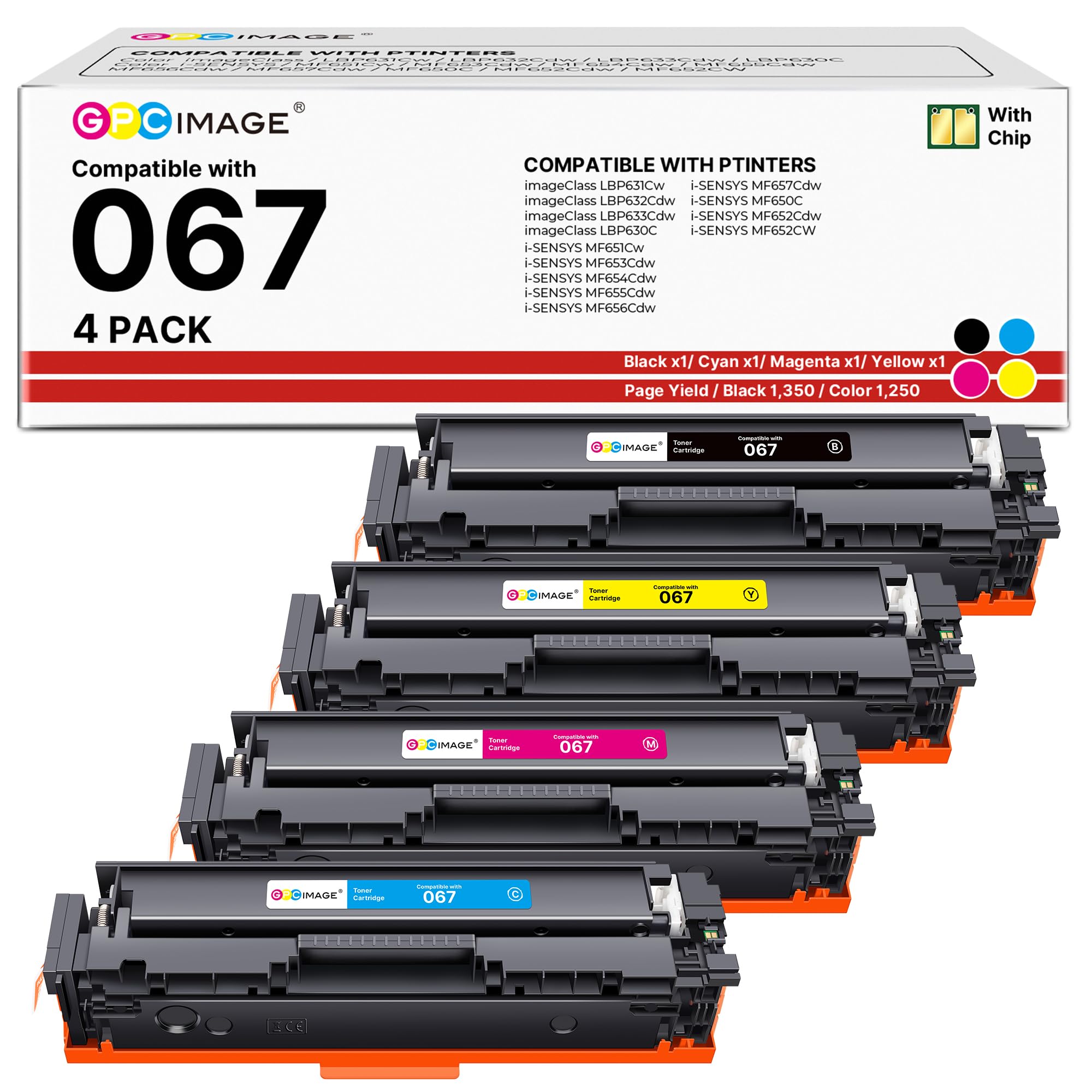 GPC IMAGE 364XL Kompatible für HP 364 Druckerpatronen XL für HP Photosmart 5520 5510 5524 6520 7520 7522 Deskject 3520 3070A 3524 3522 Officejet 4622 4620 (Schwarz Cyan Gelb Magenta, 10er-Pack)
